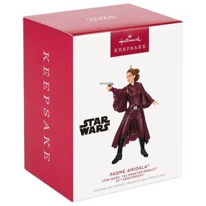 New! Star Wars Padmé Amidala Hallmark Keepsake Ornament 2024 Phantom Menace 25th